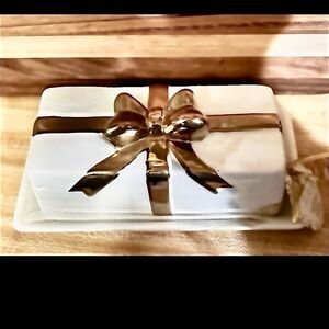 Gold Butter Dish “present”